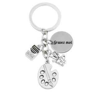 Porte-clés Artiste Dessinateur gravé