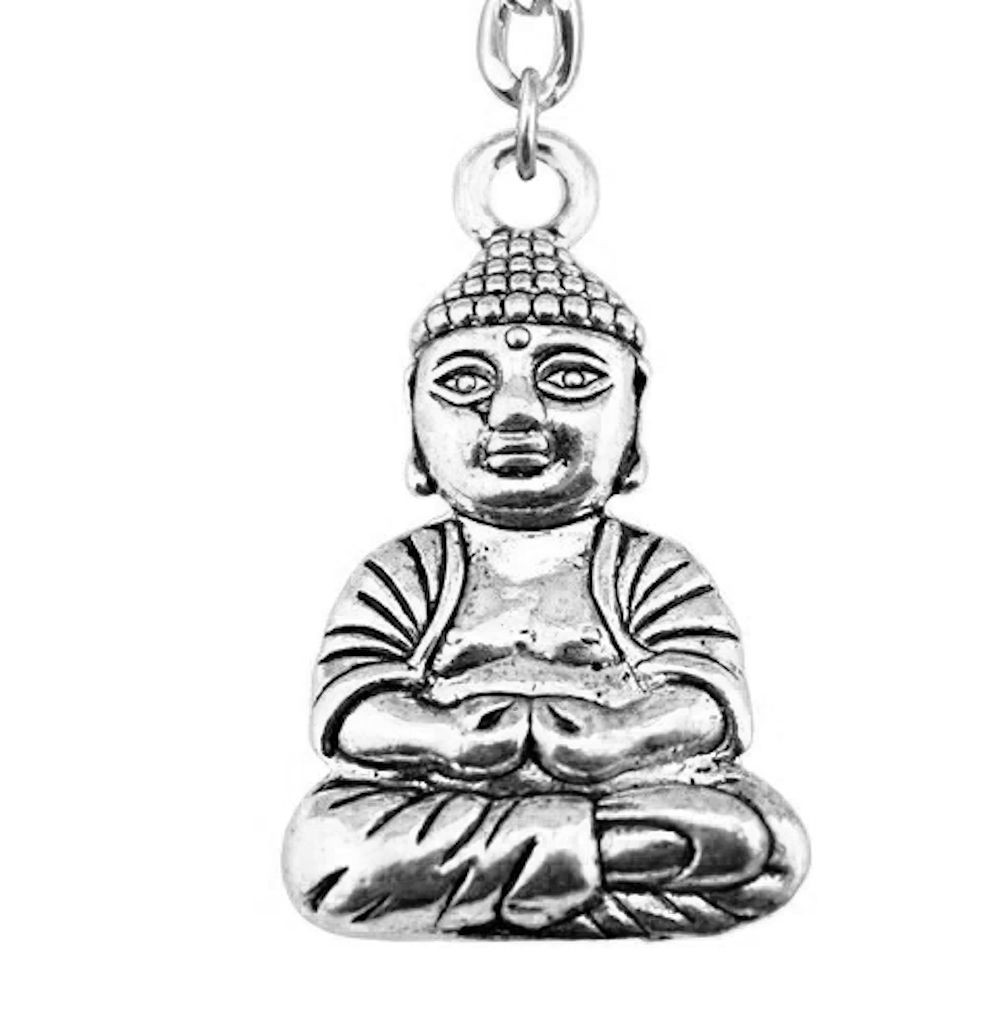 Porte-clés Bouddha Personnalisé Gravé – Cadeau Méditation, Zen ou Sérénité Intérieure 3 Porte-clés Bouddha gravé