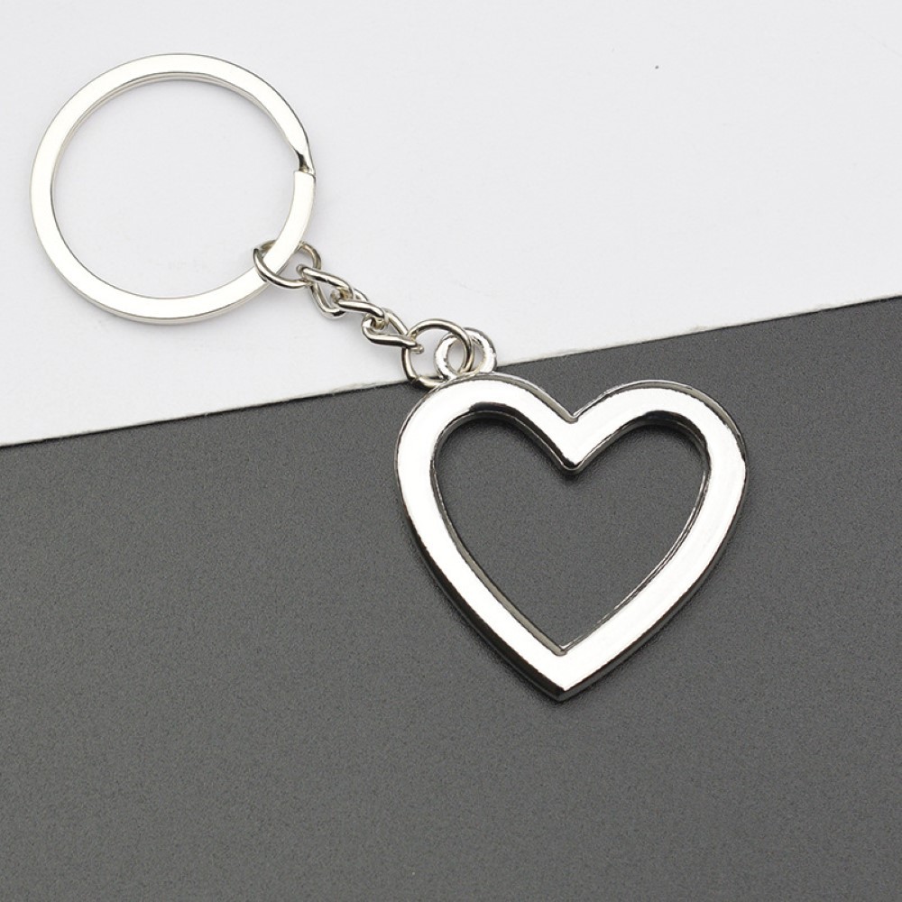 Porte-clés Cœur Personnalisé Gravé – Cadeau Amour, Amitié ou Saint-Valentin 5 Porte-clés Cœur gravé