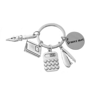 Porte-clés Secrétaire gravé — bureautique