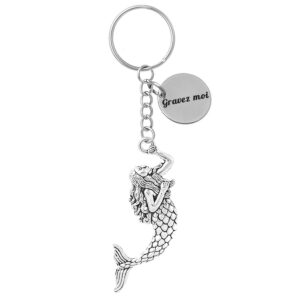 Porte-clés Sirène gravé
