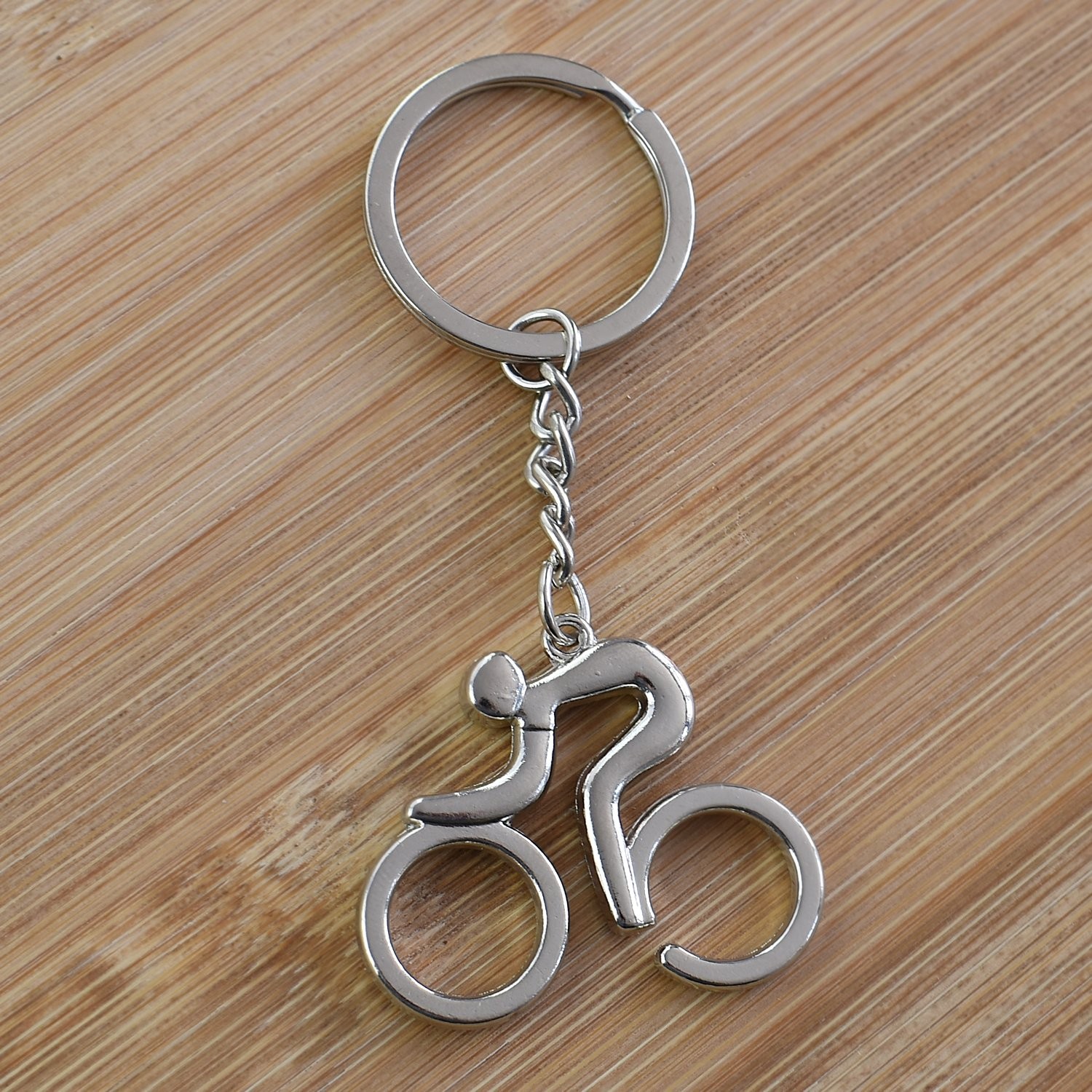 Porte-clés Cycliste Personnalisé Gravé – Cadeau Vélo, Cyclisme ou Sortie du Dimanche 2 Porte-clés Vélo & Cycliste gravé