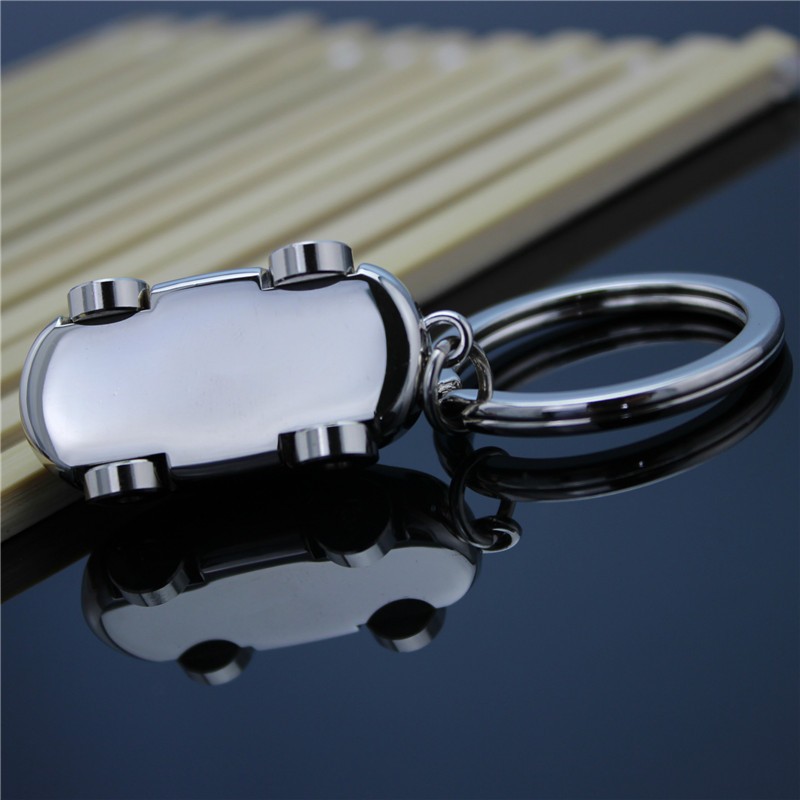 Porte-clés Voiture Sport gravé — Cadeau Automobile Personnalisé Métal Chromé 3D 7 Porte-clés Voiture gravé