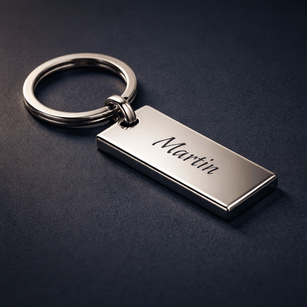 cadeau dernière minute personnalisé porte-clés gravé
